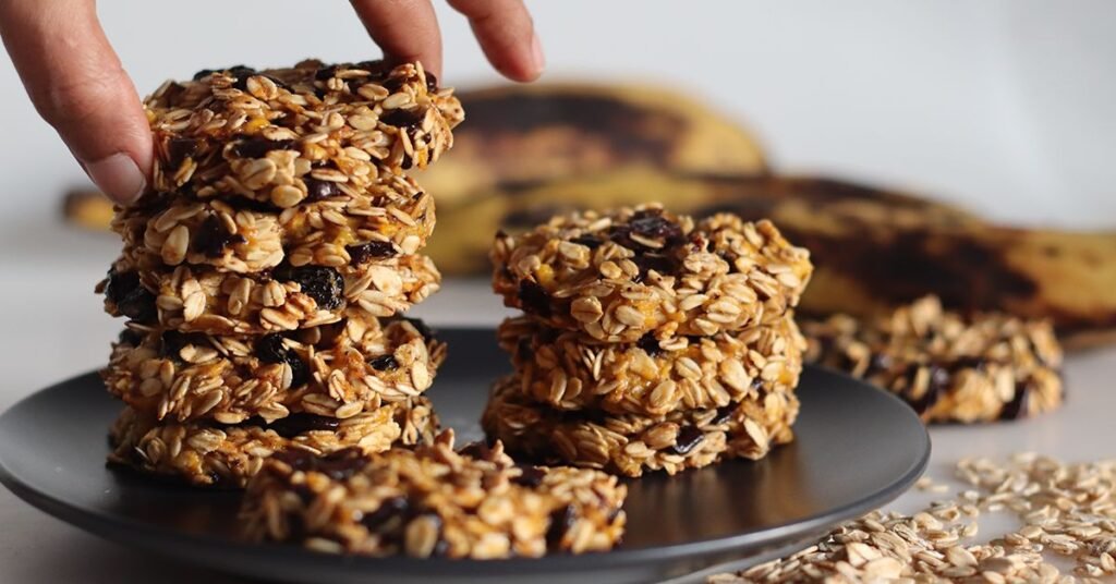 banana oatmeal cookies