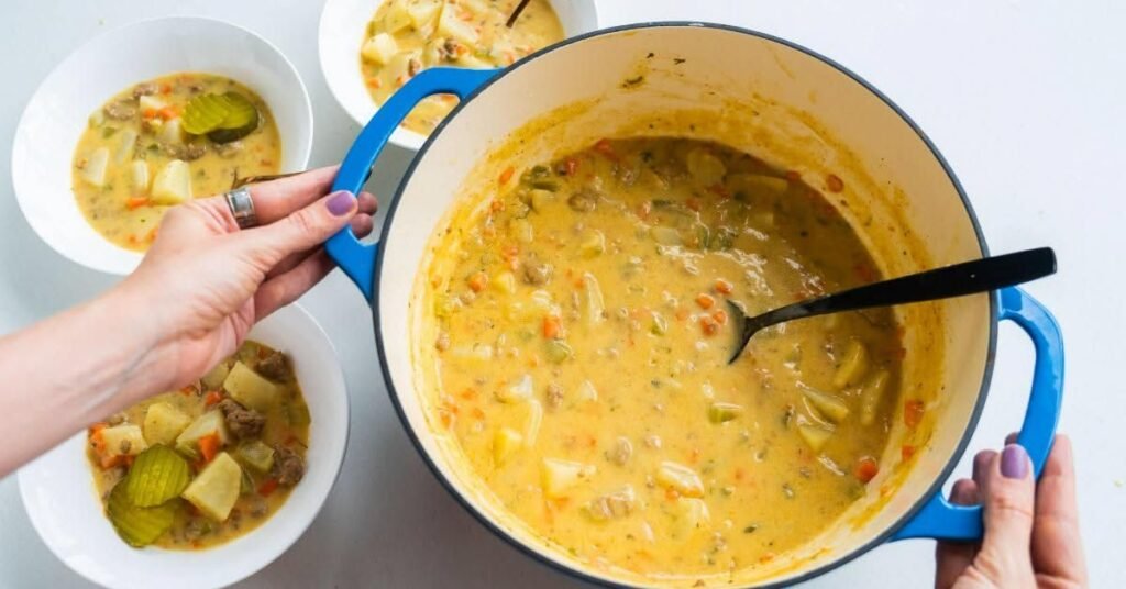cheeseburger soup recipe