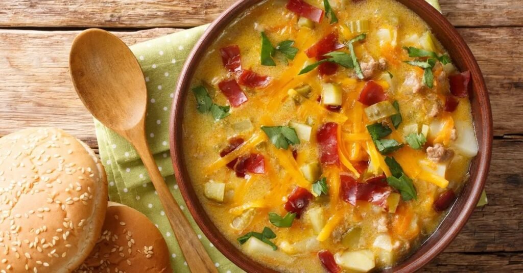 cheeseburger soup recipe
