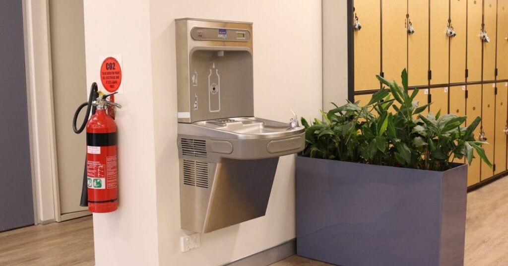 drinking fountains